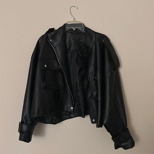 Storets | Oversized Leather Jacket S/M